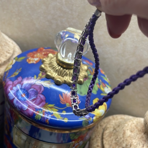 NYC ll Chuck Clemency gemstone bolo bracelet - Picture 8 of 8